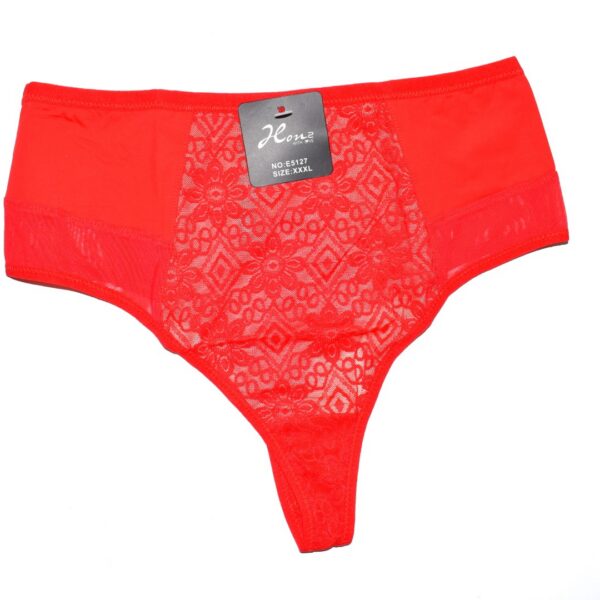 Kõrge pihaga stringid lilltikand punane